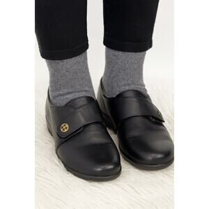 Naturalizer Black Slip-On Comfort Shoe Women’s US 8M Leather Casual Work
